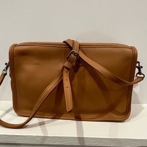 Coach tan crossbody bag